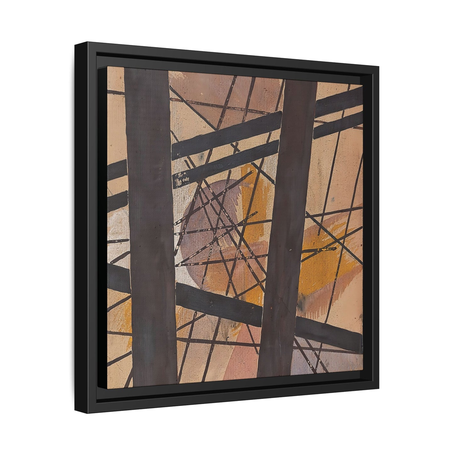 Raum-Kraft Komposition (1921-22) by Lyubov Popova / Toile encadrée sur caisse américaine