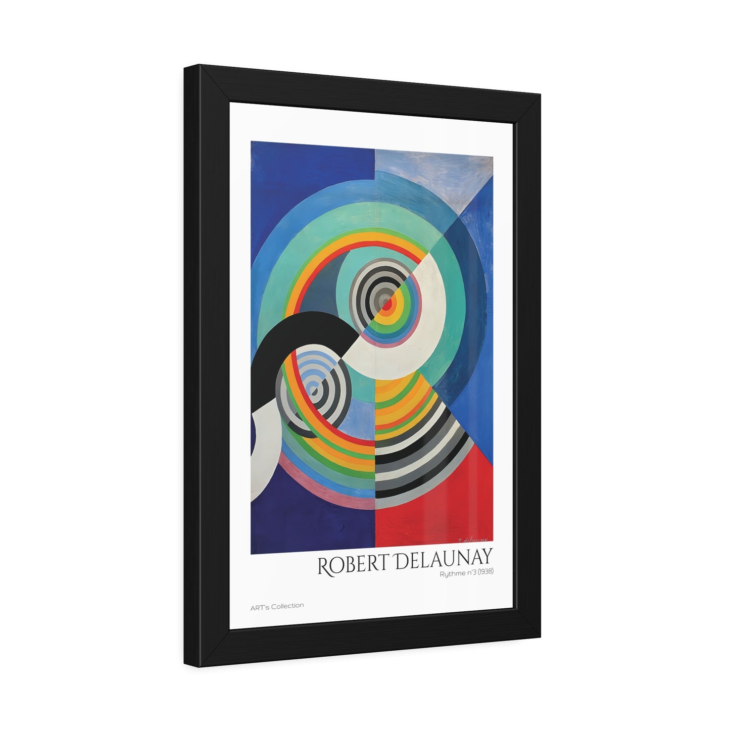 Rythme N.3 (1938) by Robert Delaunay / Affiche Encadrée série ART's Collection