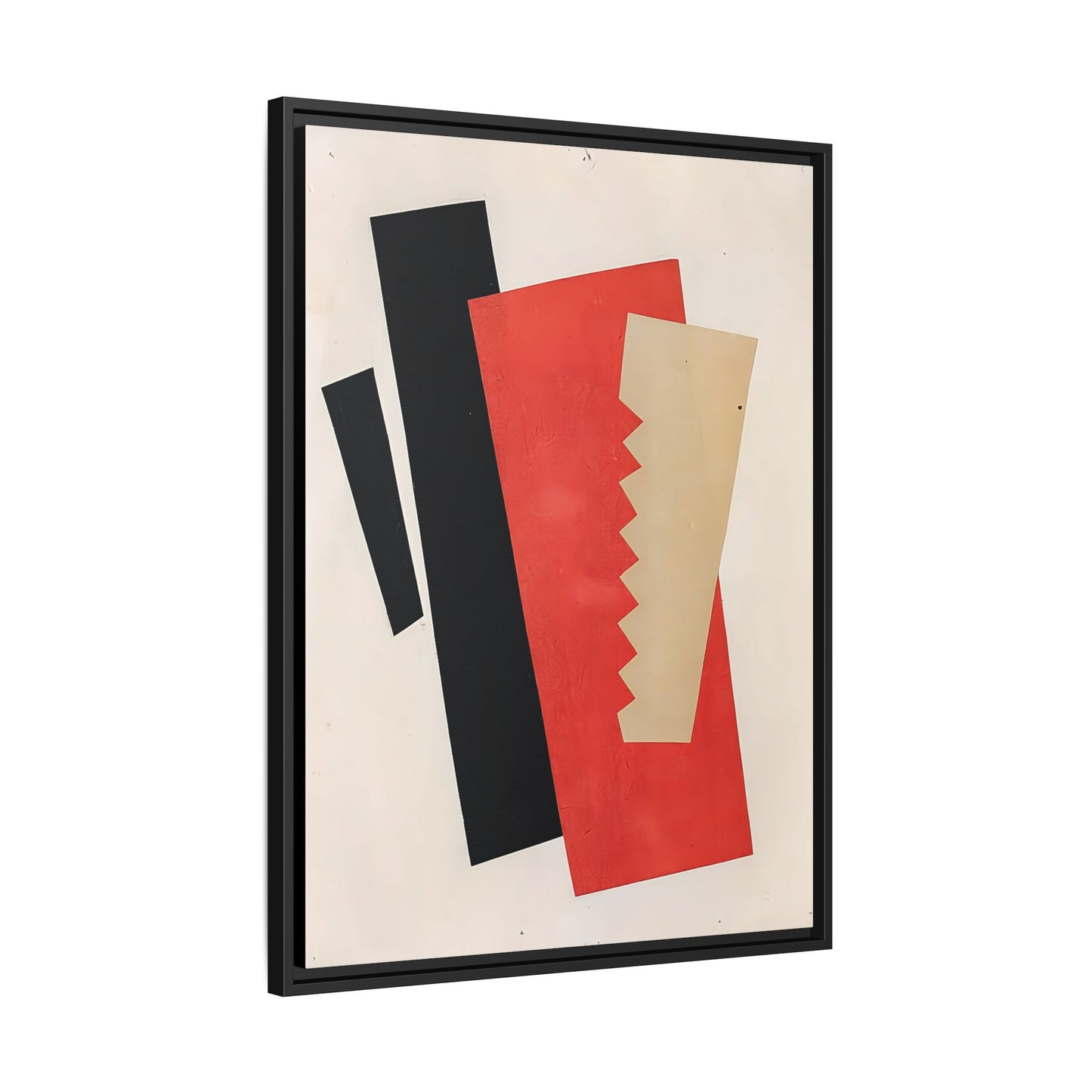 Composition Red-Black-Gold (1920) by El Lissitzky / Toile encadrée sur caisse américaine