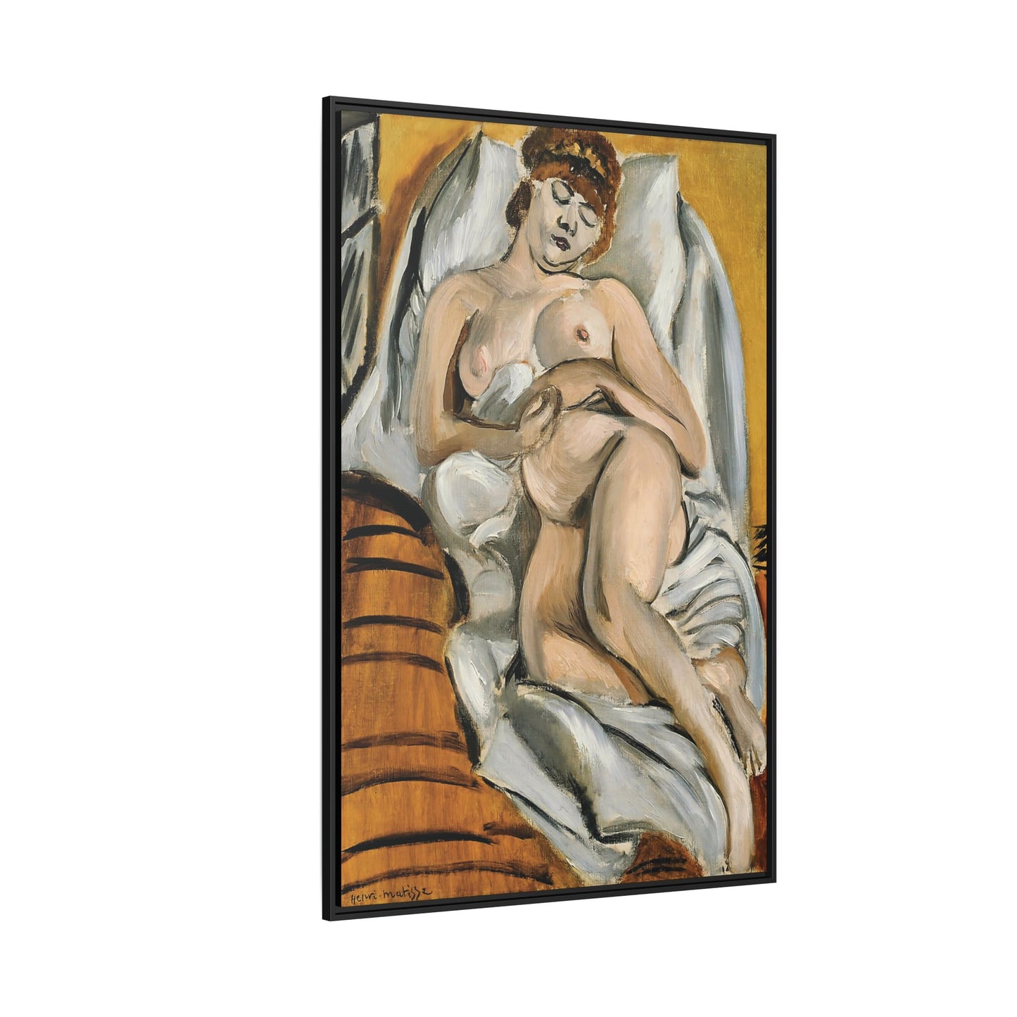 Femme nue (1915) by Henri Matisse / Toile encadrée sur caisse américaine