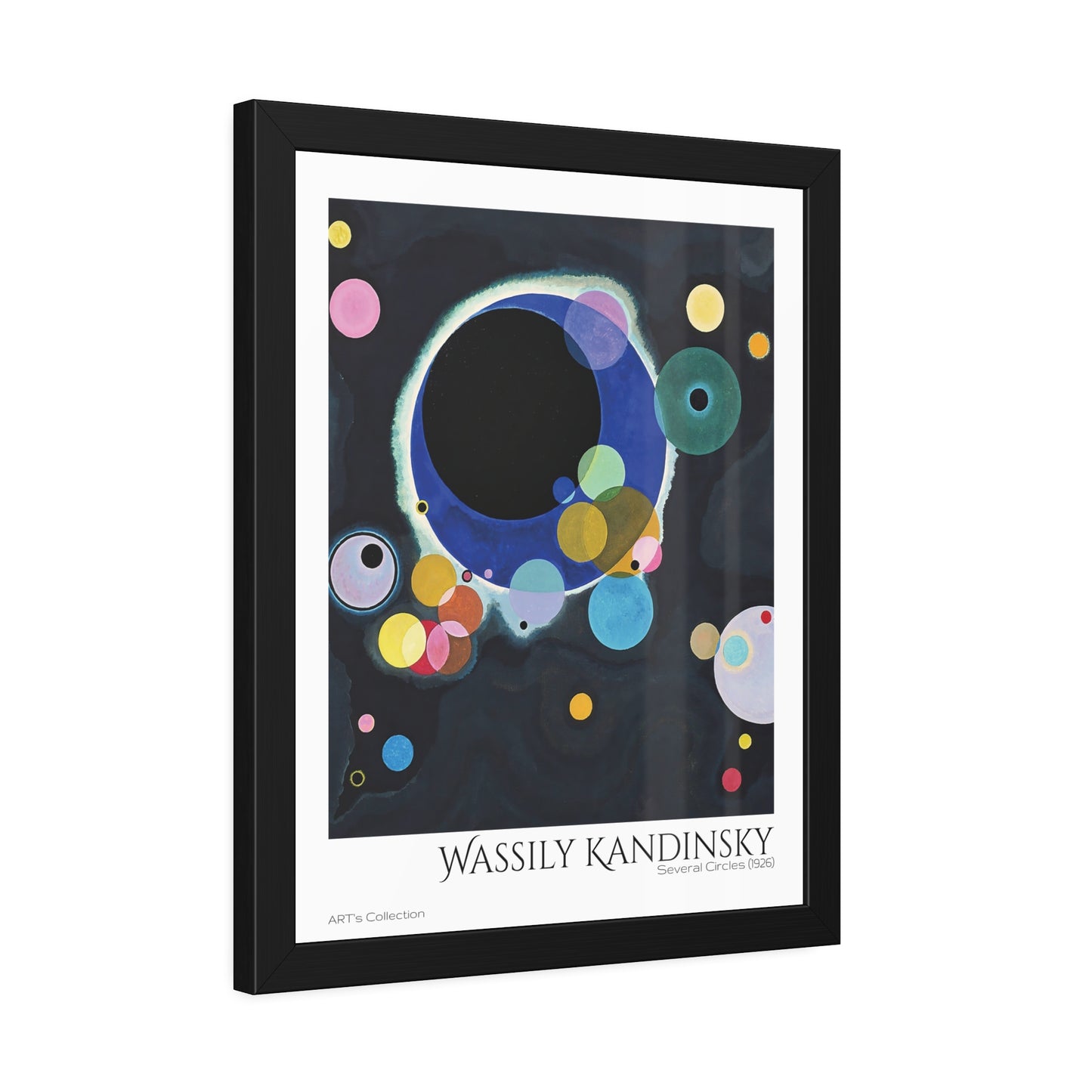 Several Circles (1926) by Wassily Kandinsky / Affiche Encadrée série ART's Collection