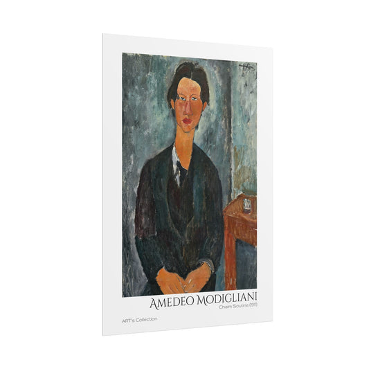 Chaim Soutine (1917) by Amedeo Modigliani / Affiche imprimée - Série ART's Collection