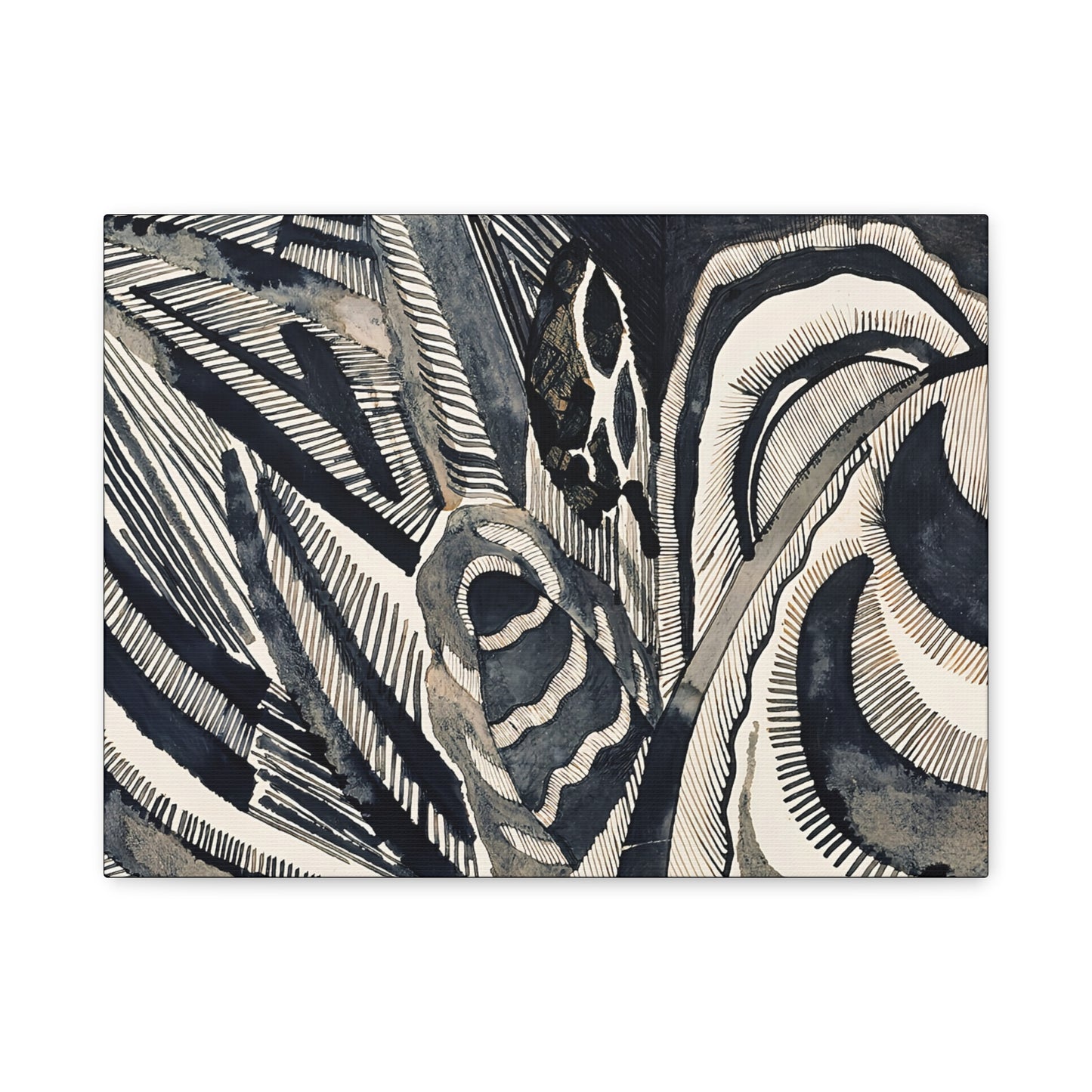 Landschaft (1918) by Otto Freundlich / Reproduction Fine Art sur Toile / Epaisseur 3.2 cm - 1.25 inch