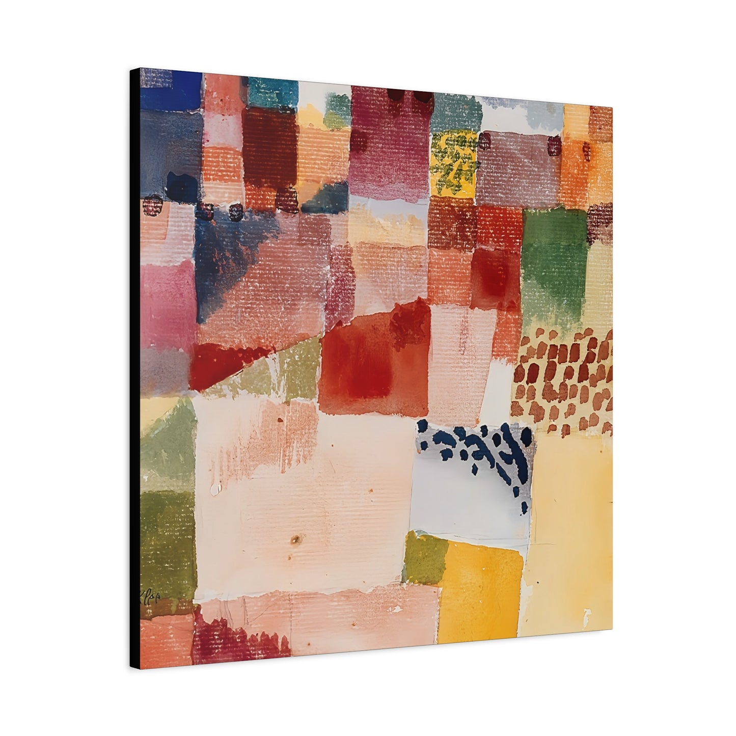 Motif from Hammamet (1914) by Paul Klee / Reproduction Fine Art sur Toile / Epaisseur 3,2cm - 1'25 po