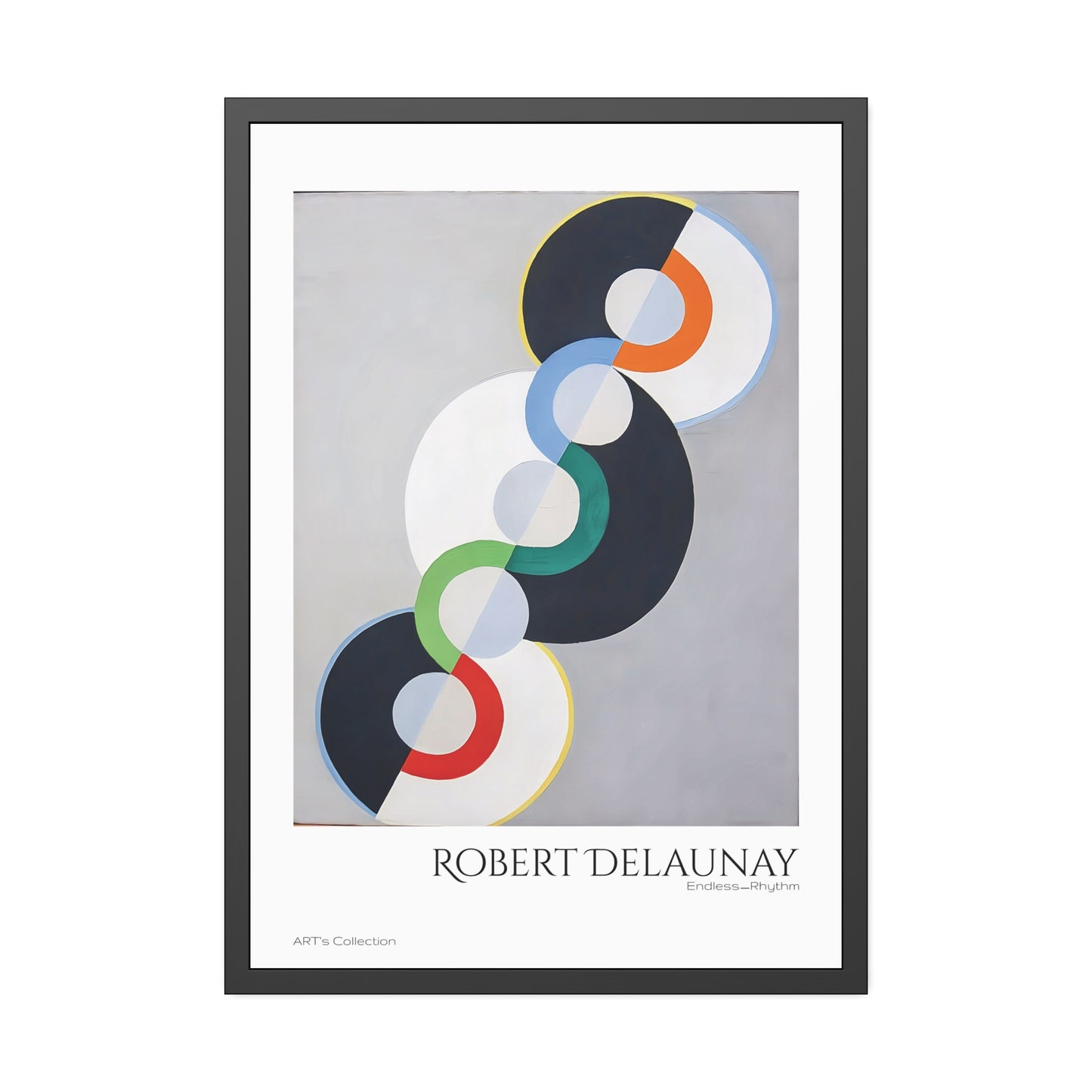 Endless_Rhythm by Robert Delaunay / Affiche Encadrée série ART's Collection