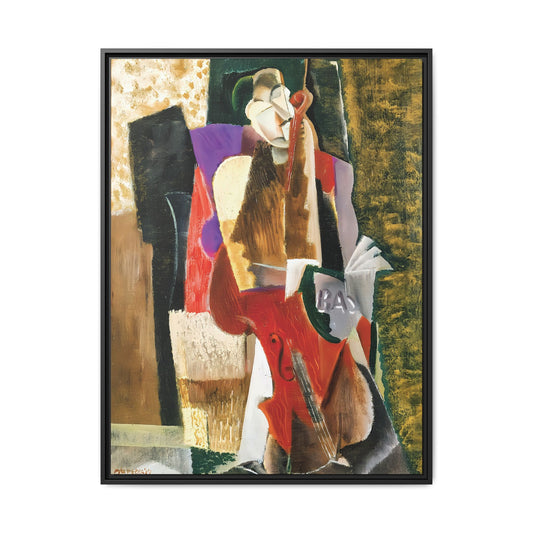 The Cellist (1917) by Max Weber / Toile encadrée sur caisse américaine