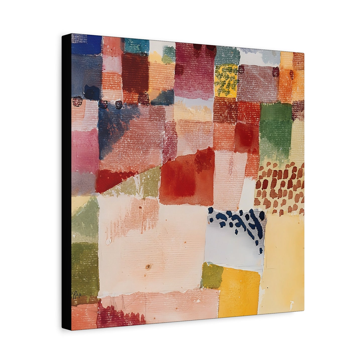 Motif from Hammamet (1914) by Paul Klee / Reproduction Fine Art sur Toile / Epaisseur 3,2cm - 1'25 po