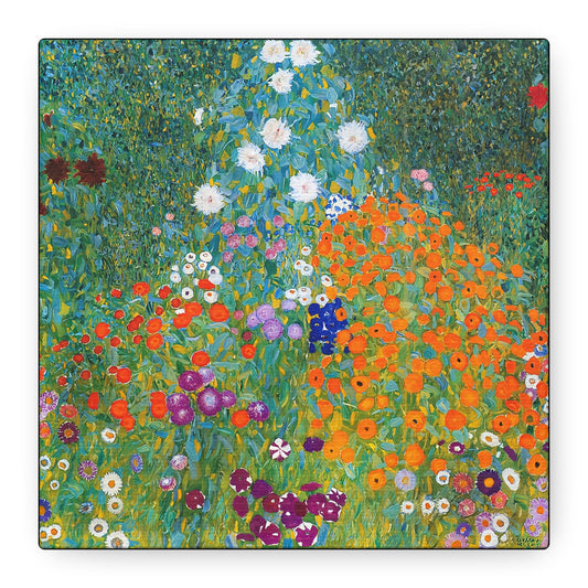Cottage Garden (1905-1907) by Gustav Klimt / Reproduction Fine Art sur Toile / Flanc Large Epaisseur 3.2 cm - 1.25 inch