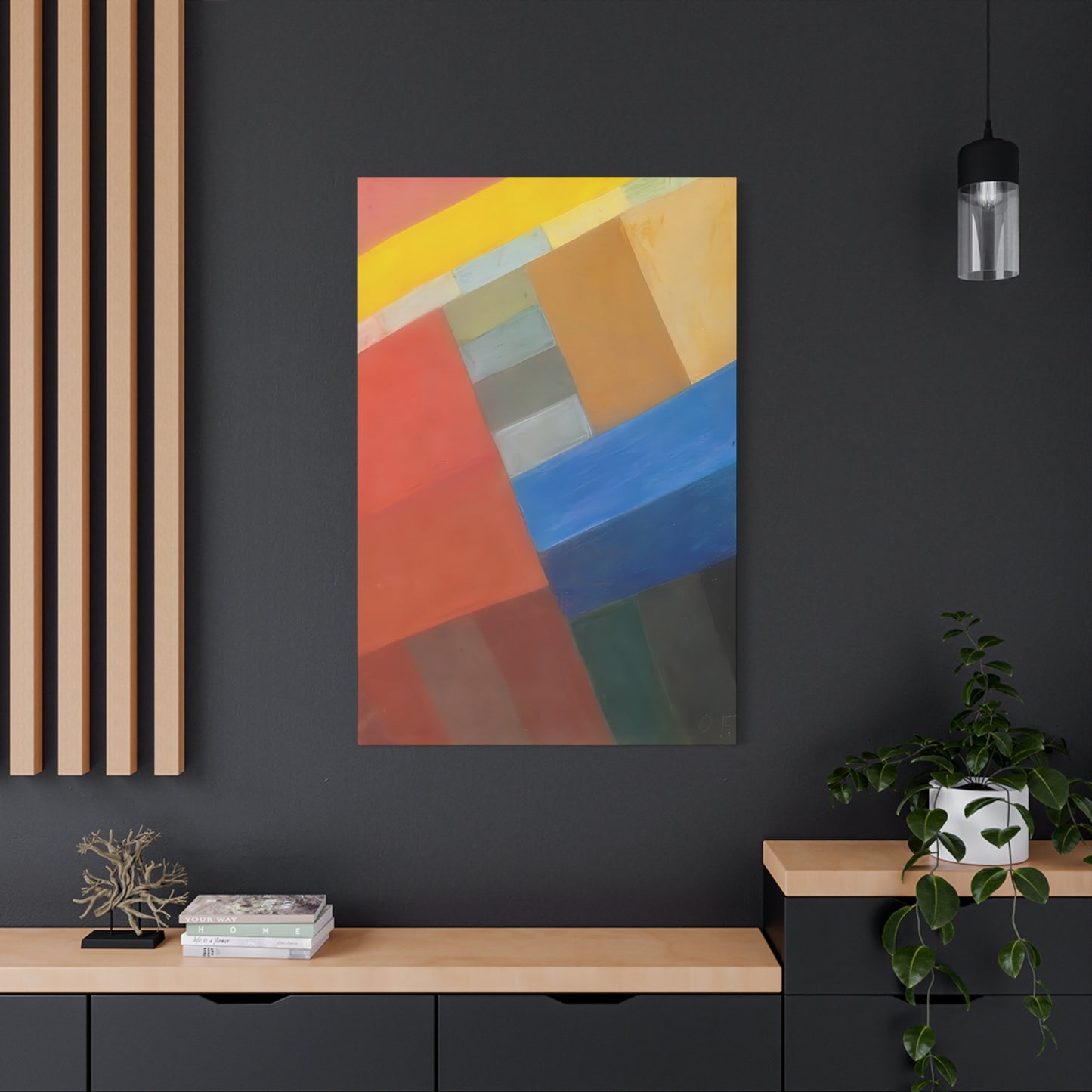 Komposition (Circa 1931) by Otto Freundlich / Reproduction Fine Art sur Toile / Epaisseur 3.2 cm - 1.25 inch