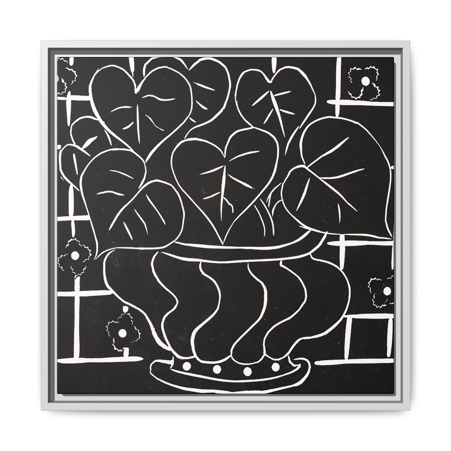 Corbeille de bégonias I (1938) by Henri Matisse / Toile encadrée sur caisse américaine