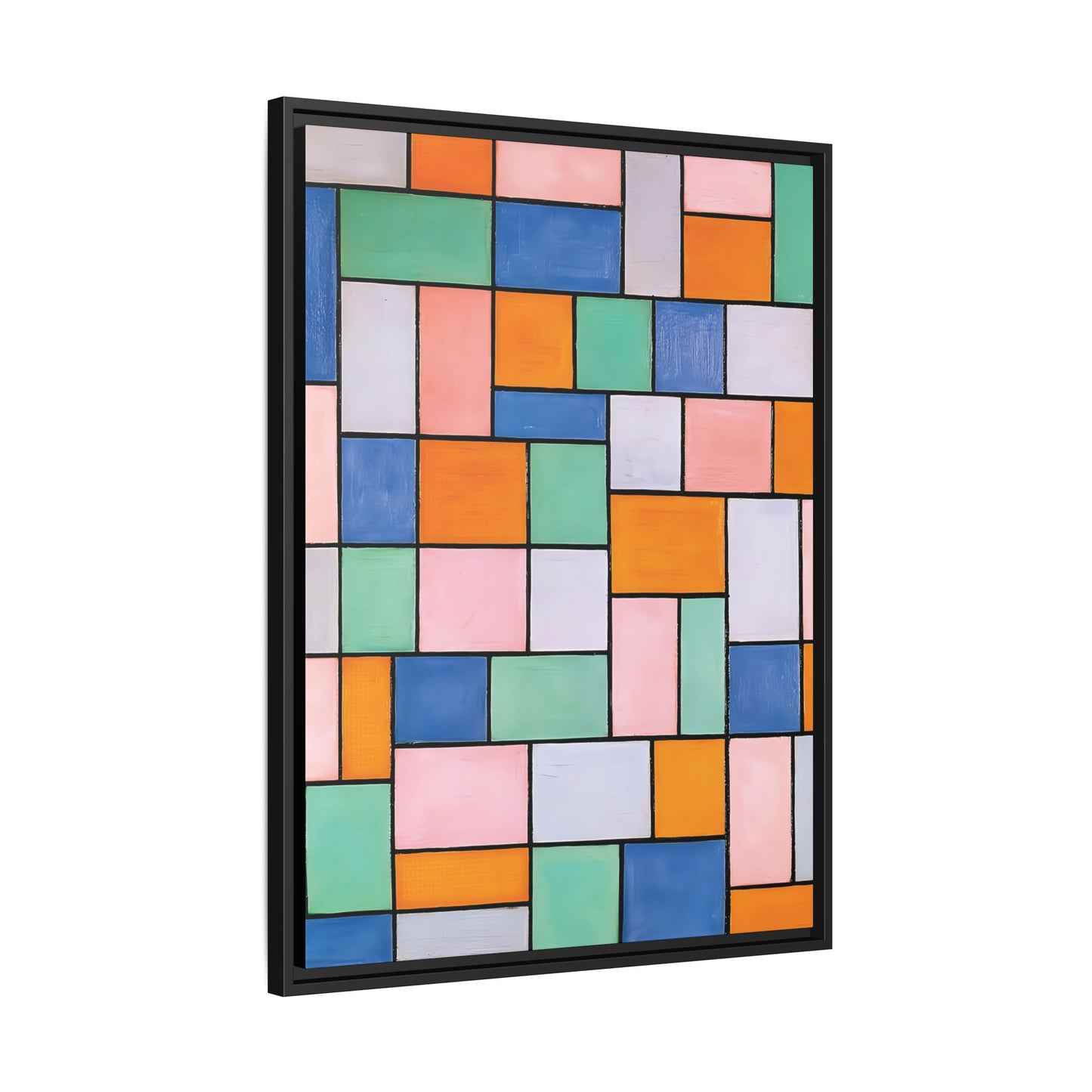 Composition in dissonances (1919) by Theo van Doesburg / Toile encadrée sur caisse américaine