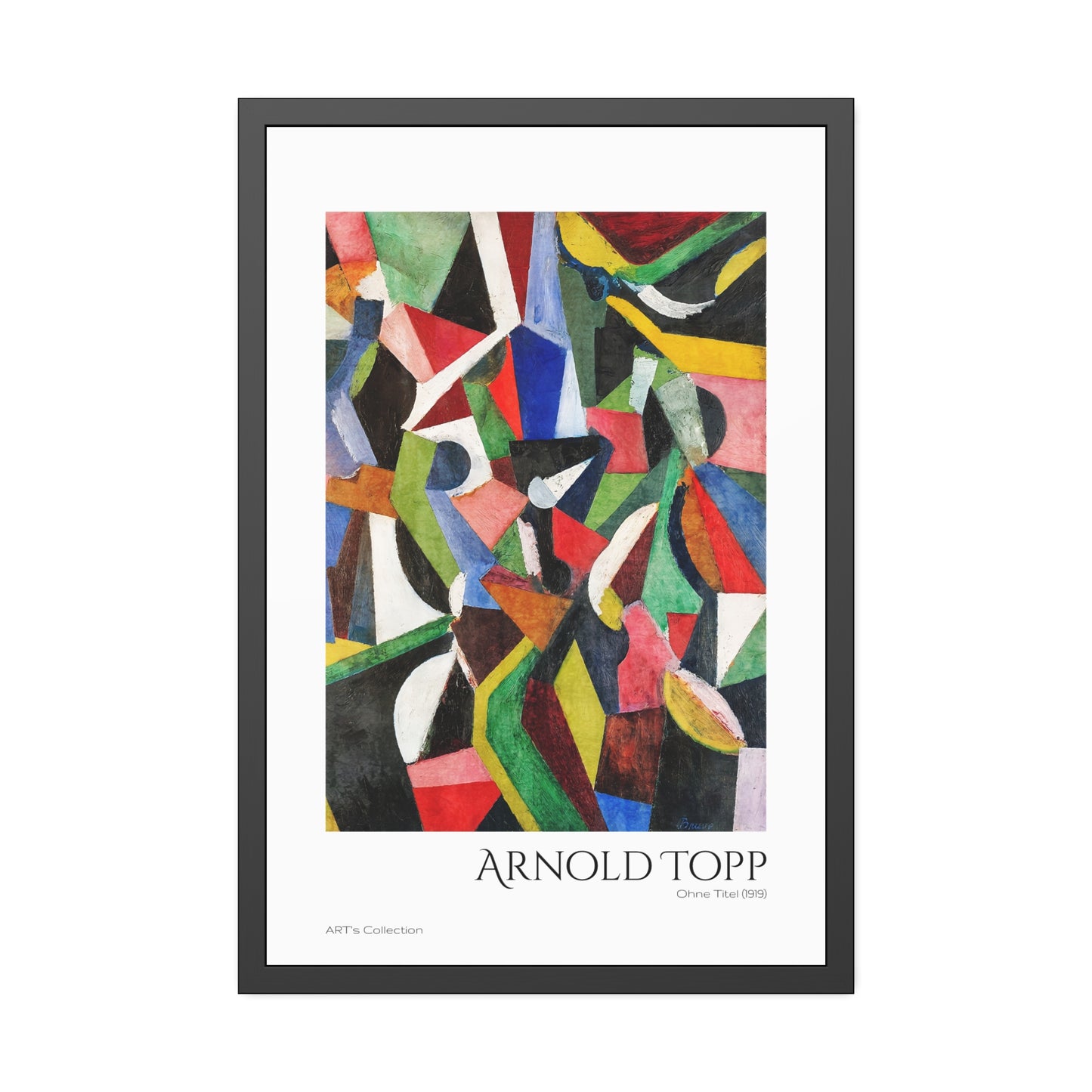 Ohne Titel (1919) by Arnold Topp / Affiche Encadrée série ART's Collection