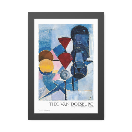 Composition II - Still Life (1916) by Theo Van Doesburg / Affiche Encadrée série ART's Collection