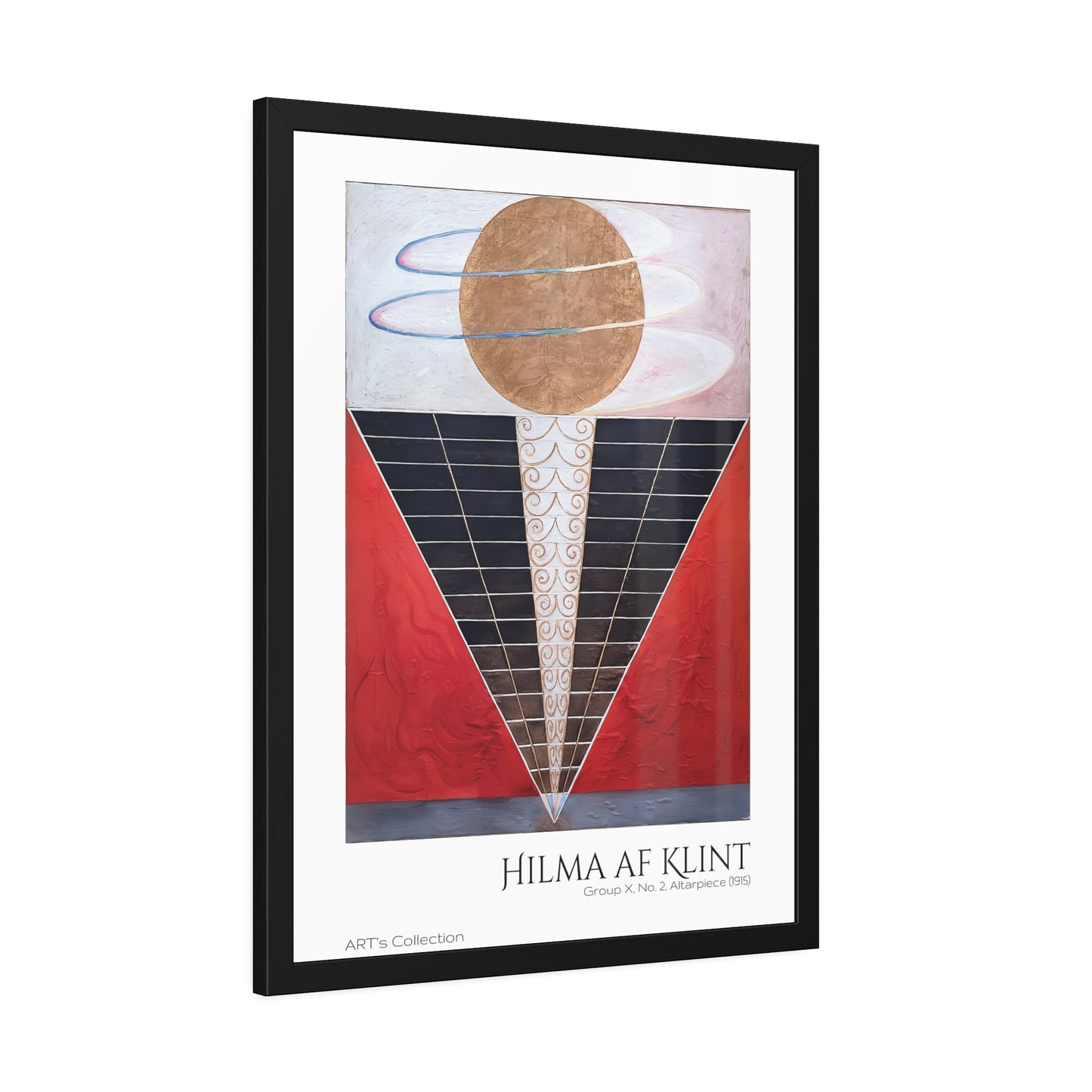 Group X No 2 Altarpiece (1915) by Hilma af Klint / Affiche Encadrée série ART's Collection