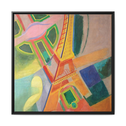 Eiffel Tower (1924) by Robert Delaunay / Toile encadrée sur caisse américaine