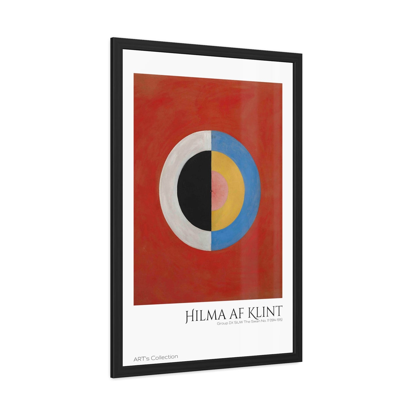 Group IX,SUW, No. 17. The Swan, No. 17 (1914-1915) by Hilma af Klint / Affiche Encadrée série ART's Collection