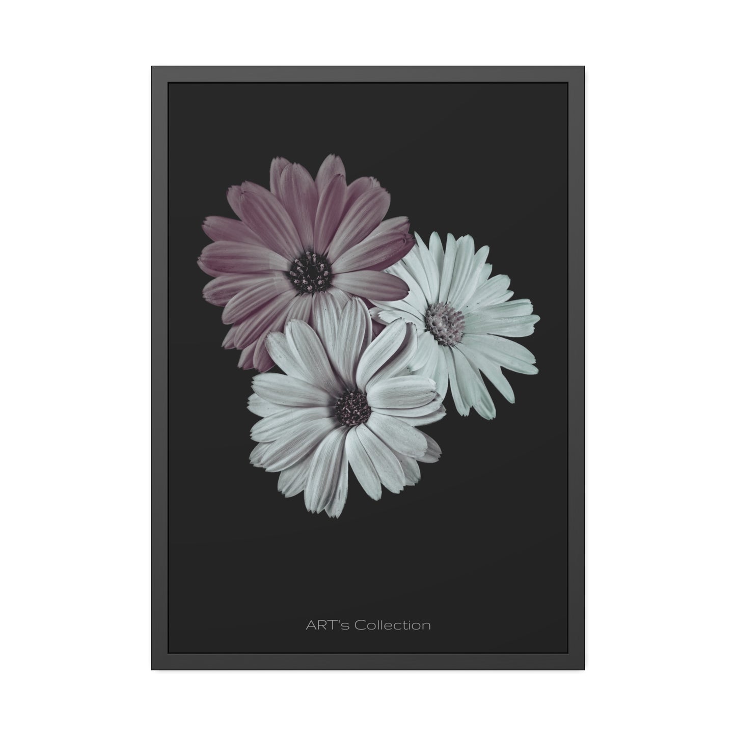 Collection Signature "FLORAL Numéro 5" sur Affiche Encadrée série ART's Collection