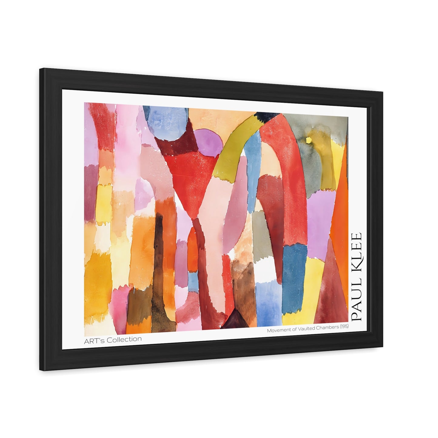 Movement of Vaulted Chambers (1915) by Paul Klee / Affiche Encadrée série ART's Collection