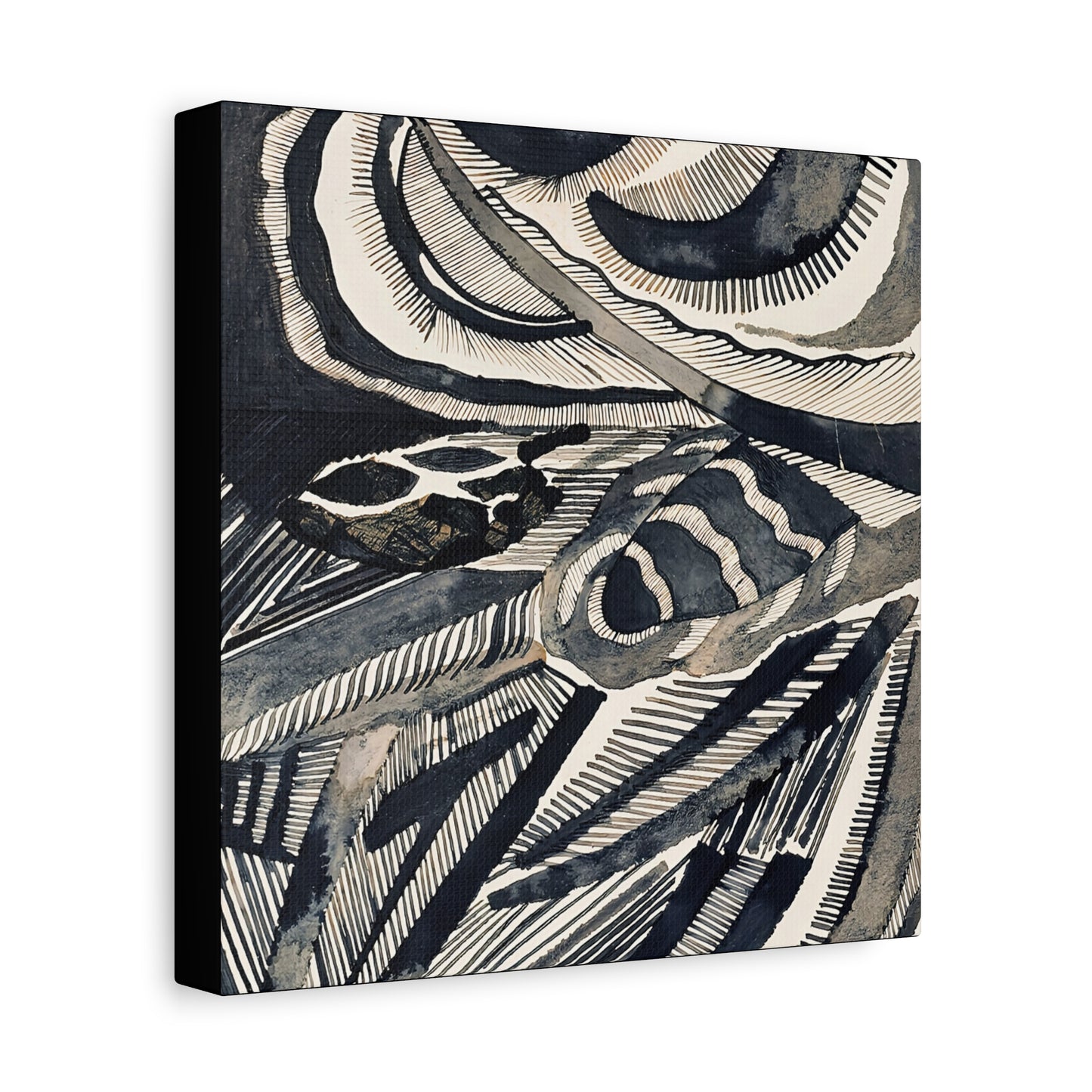 Landschaft (1918) by Otto Freundlich / Reproduction Fine Art sur Toile / Epaisseur 3.2 cm - 1.25 inch