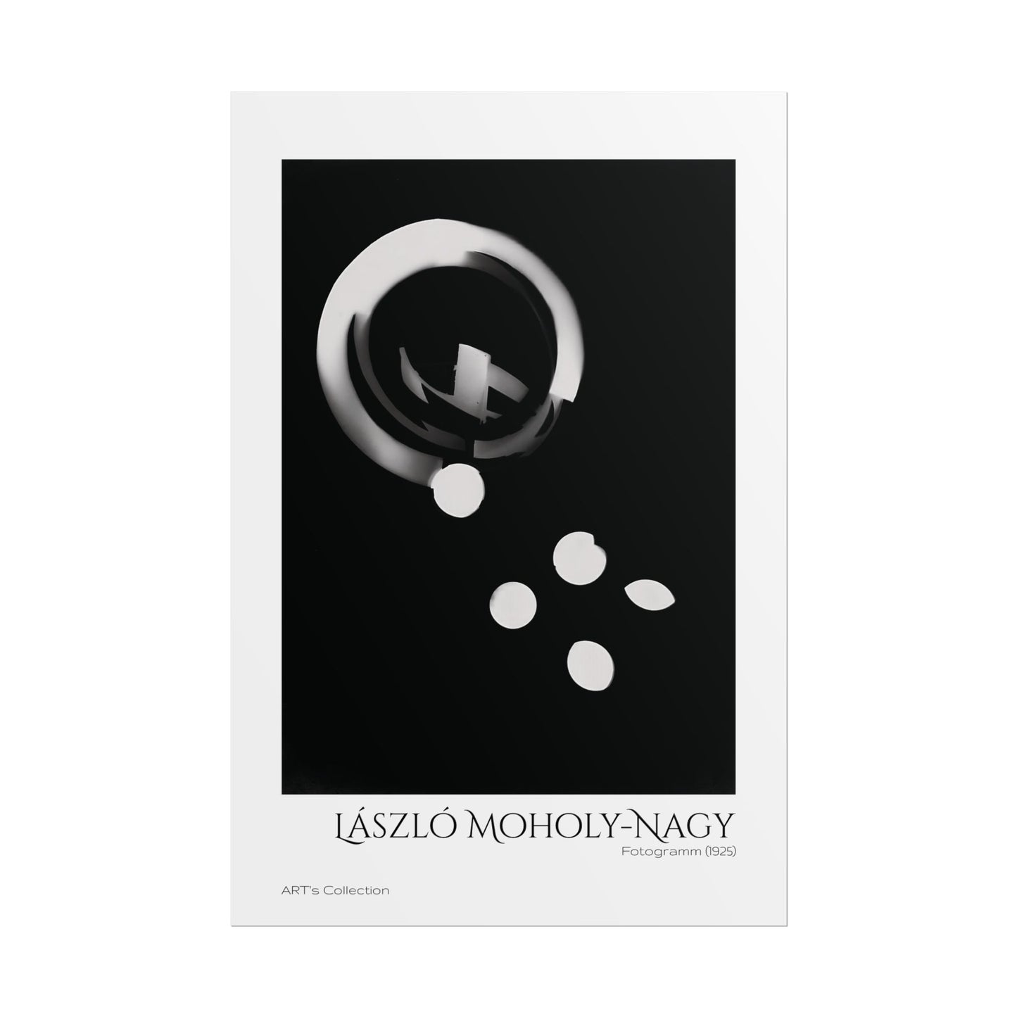 Fotogramm (1925) by László Moholy-Nagy / Affiche imprimée - Série ART's Collection