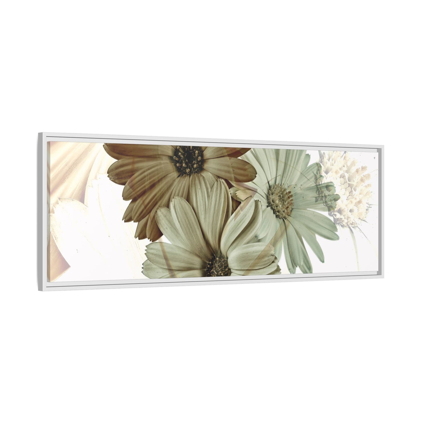 Collection Signature "FLORAL Numéro 12" sur Toile encadrée avec caisse américaine