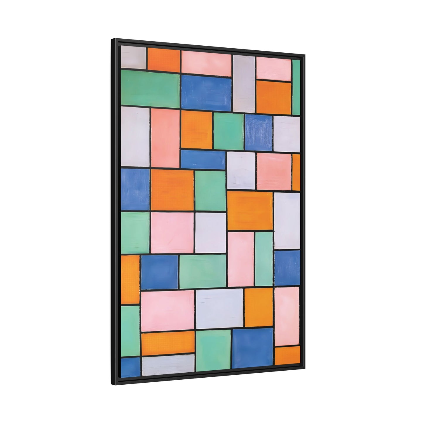 Composition in dissonances (1919) by Theo van Doesburg / Toile encadrée sur caisse américaine