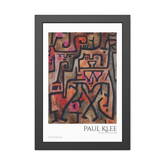 Forest Witches (1938) by Paul Klee / Affiche Encadrée série ART's Collection