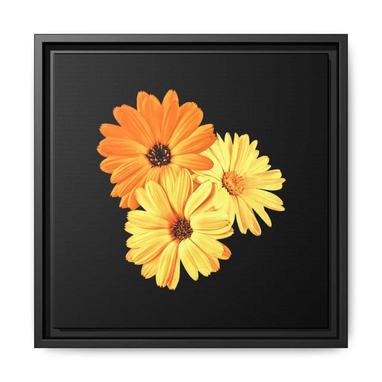Collection Signature "FLORAL Numéro 8" sur Toile encadrée avec caisse américaine