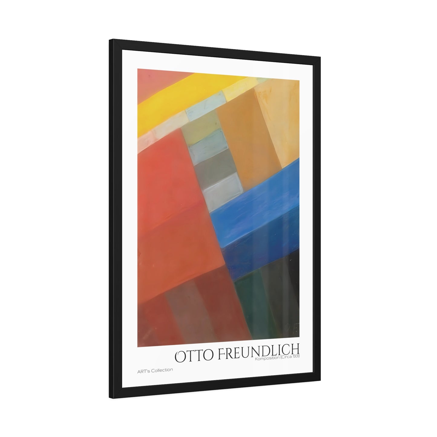 Komposition (Circa 1931) by Otto Freundlich / Affiche Encadrée série ART's Collection