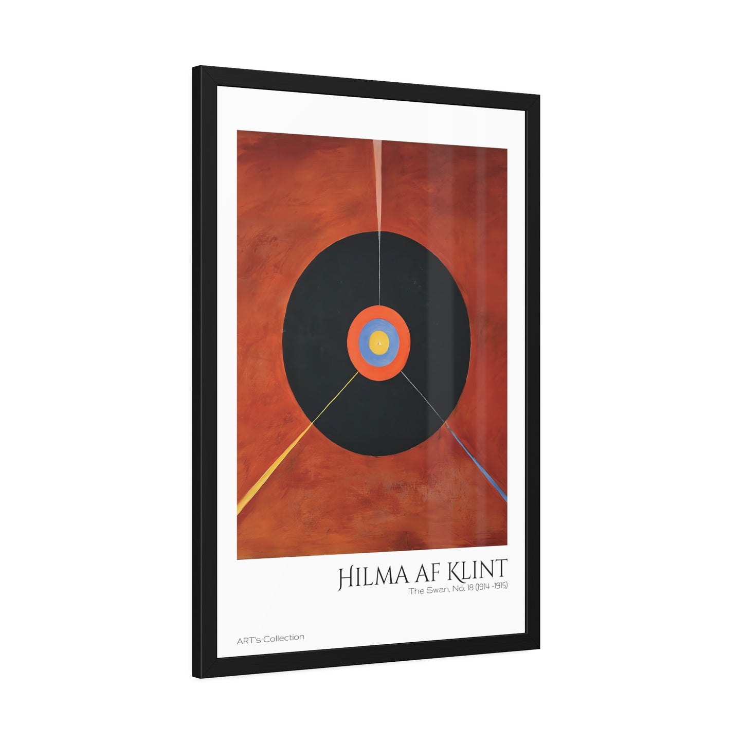 The Swan, No. 18 (1914 -1915) by Hilma af Klint / Affiche Encadrée série ART's Collection