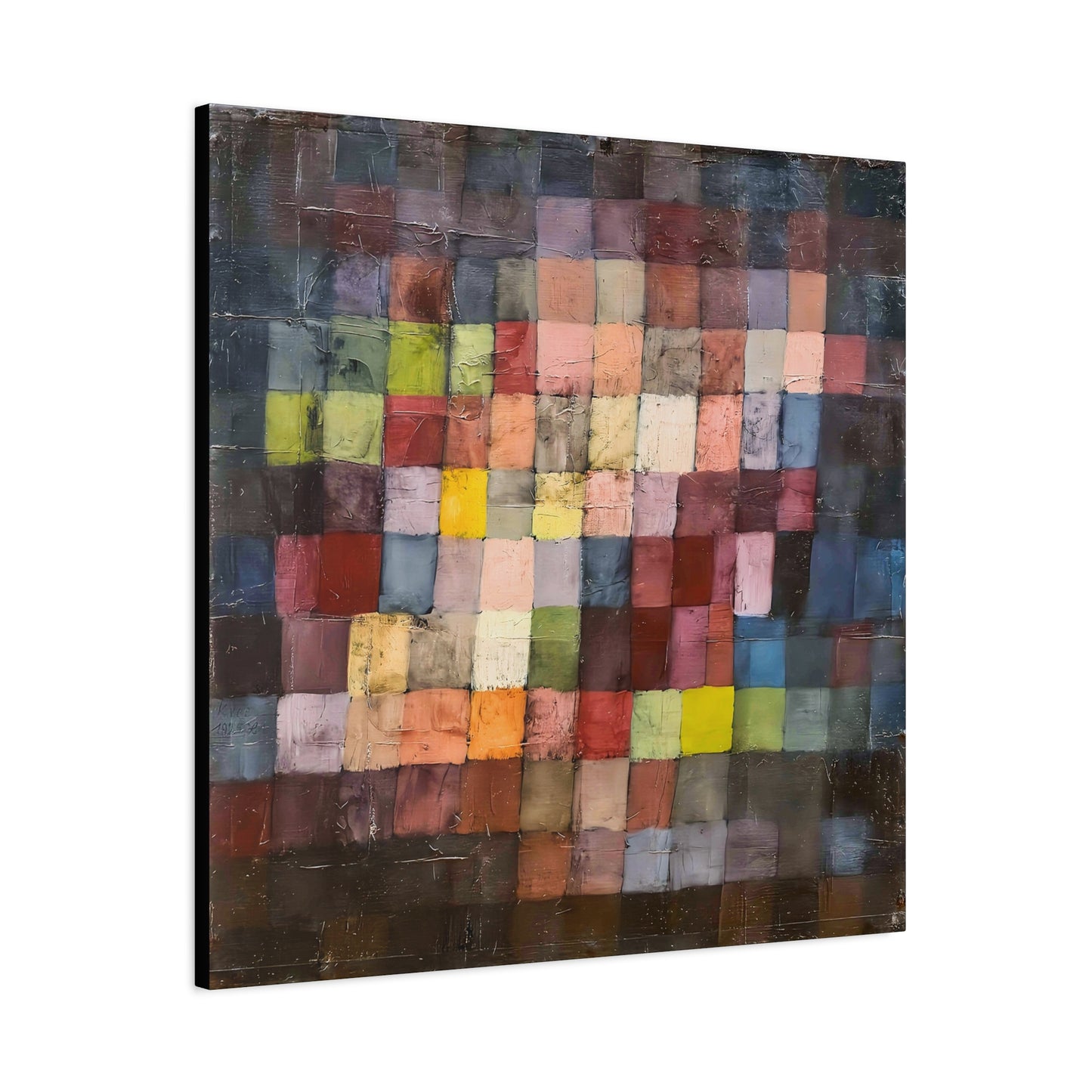 Ancient Sound (1925) by Paul Klee / Reproduction Fine Art sur Toile / Large Epaisseur 3.2 cm - 1.25 inch