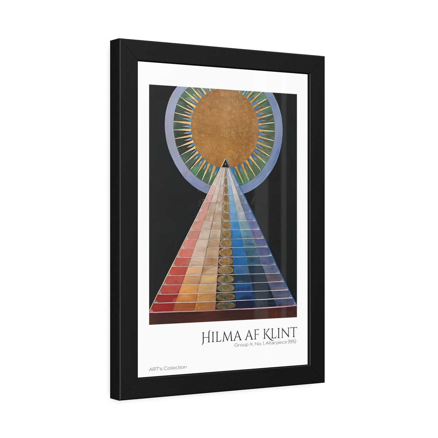 Group X No 1 Altarpiece (1915) by Hilma af Klint / Affiche Encadrée série ART's Collection