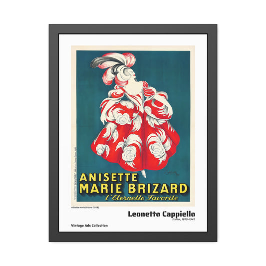 Anisette Marie Brizard (1928) by Leonetto Cappiello / Affiche Encadrée Série Vintage Ads Collection