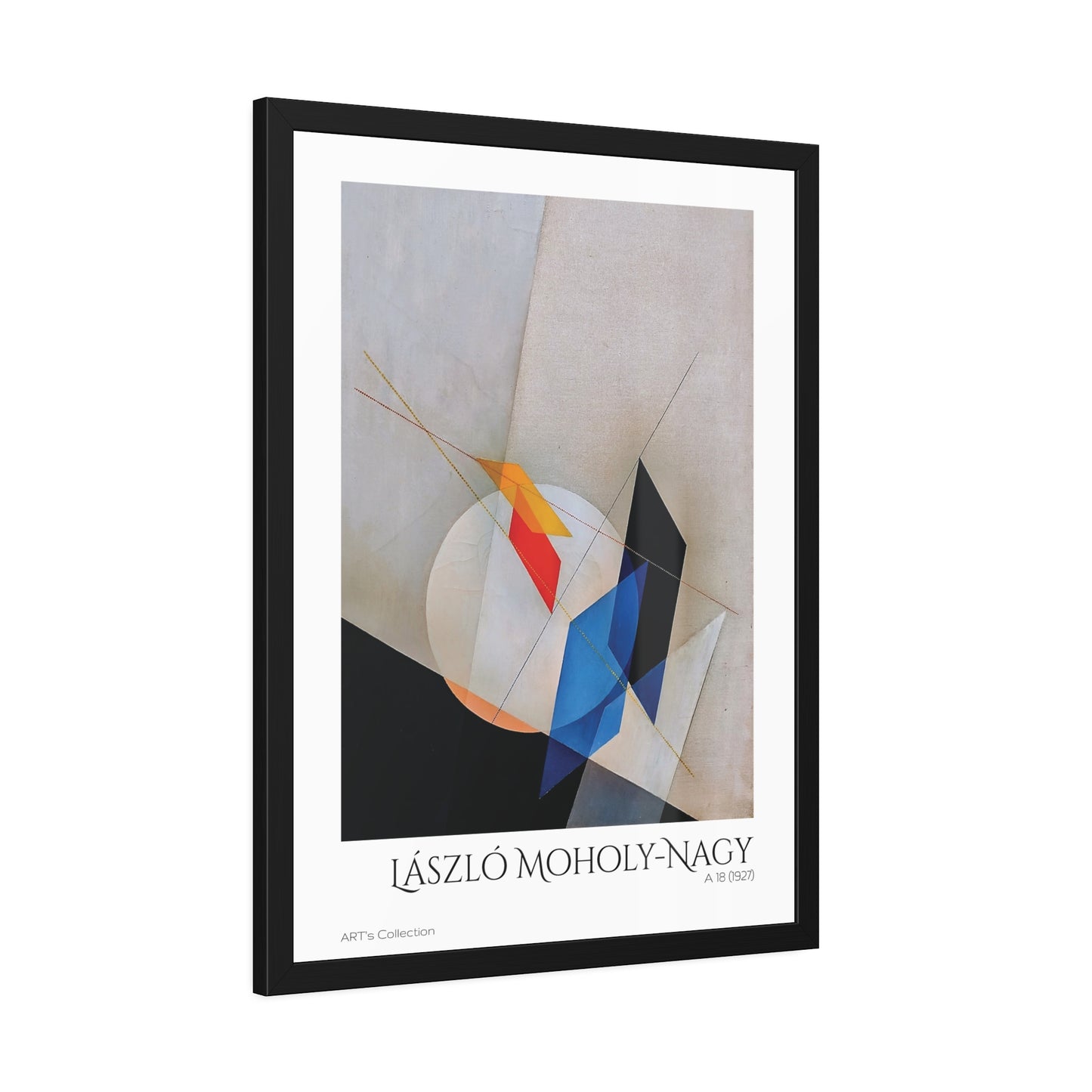 A 18 (1927) by László Moholy-Nagy / Affiche Encadrée série ART's Collection