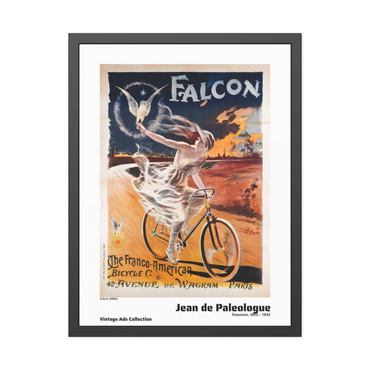 Falcon (1896) by Jean de Paleologue / Affiche Encadrée Série Vintage Ads Collection
