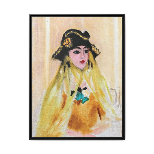 Ancilla (1921) by Henri Matisse / Toile encadrée sur caisse américaine