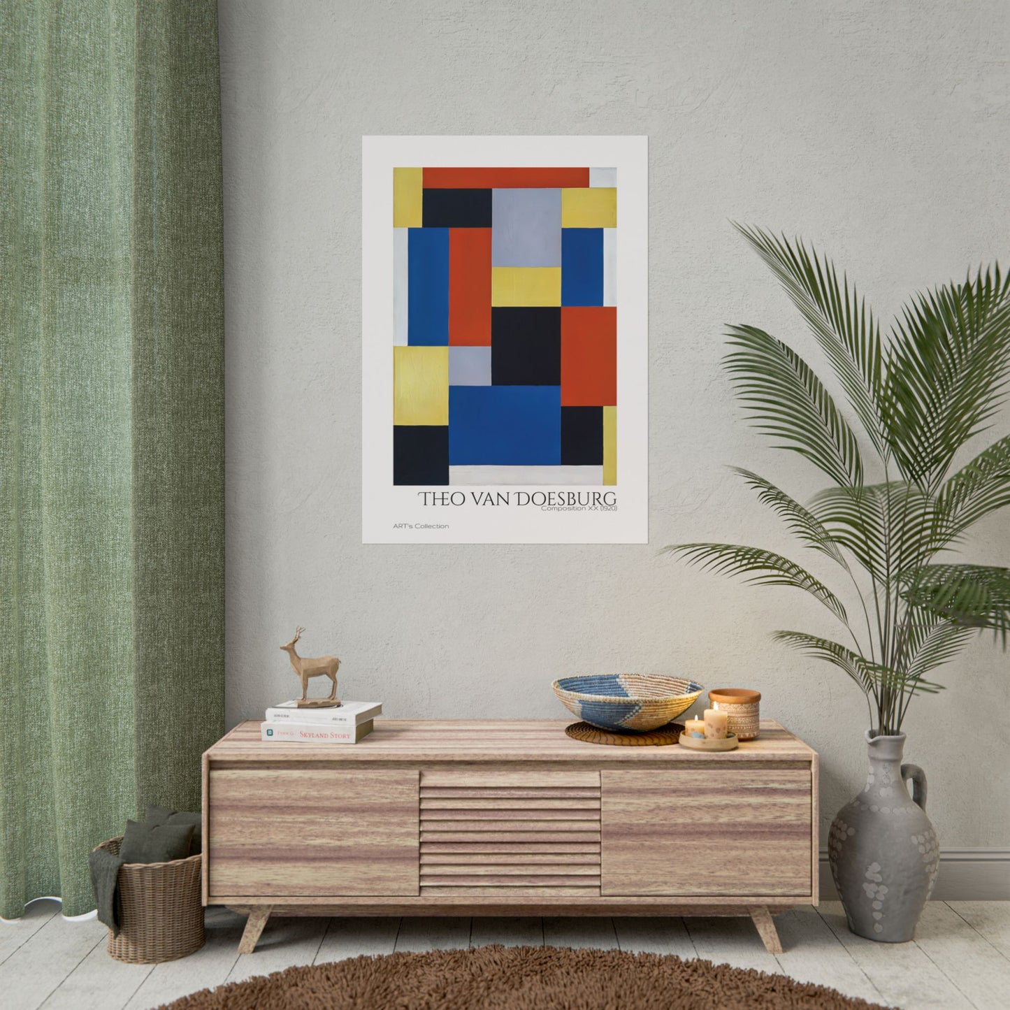 Composition XX (1920) by Theo van Doesburg / Affiche imprimée - Série ART's Collection