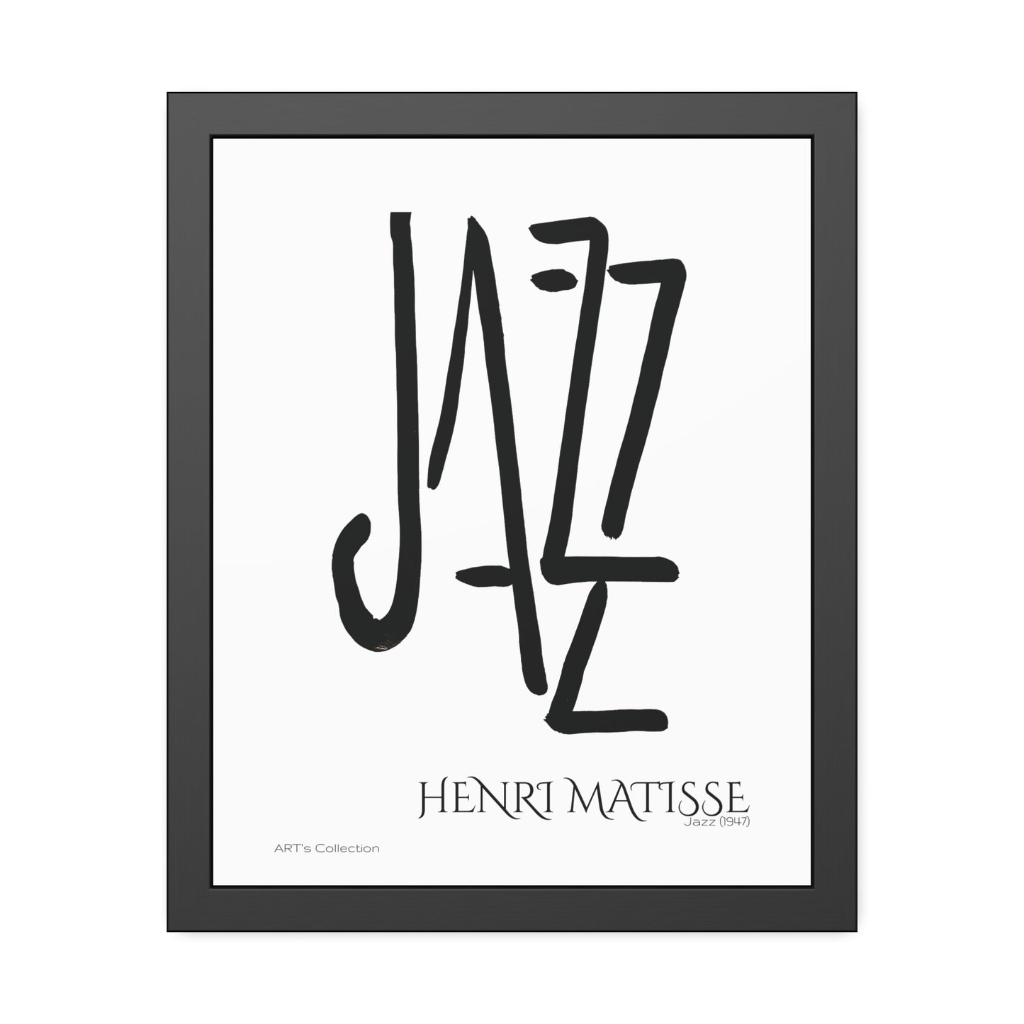 Jazz (1947) by Henri Matisse / Affiche Encadrée série ART's Collection