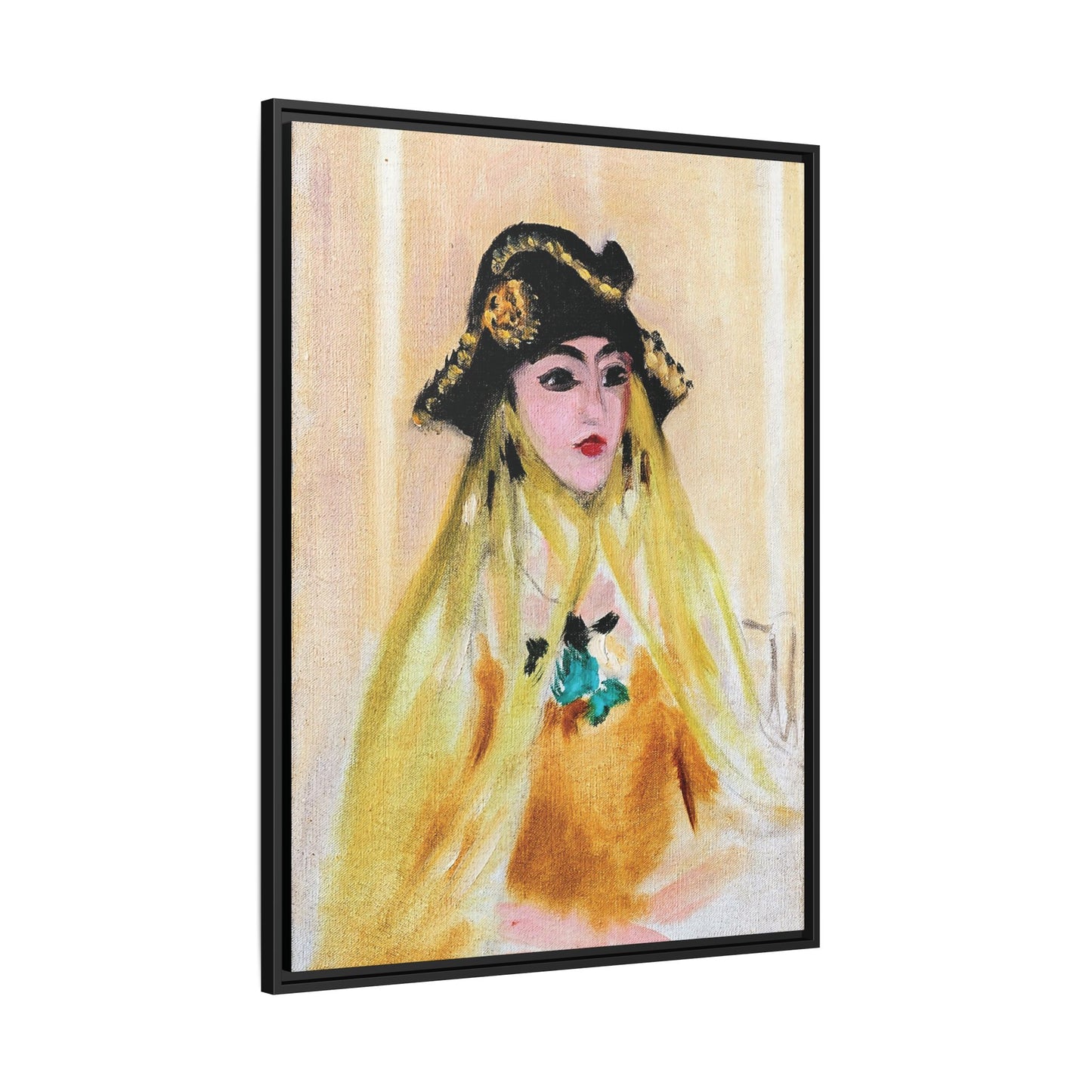 Ancilla (1921) by Henri Matisse / Toile encadrée sur caisse américaine