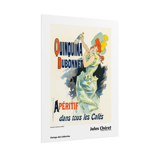 Quinquina Dubonnet (1896) by Jules Chéret / Affiche imprimée - Série Vintage Ads Collection