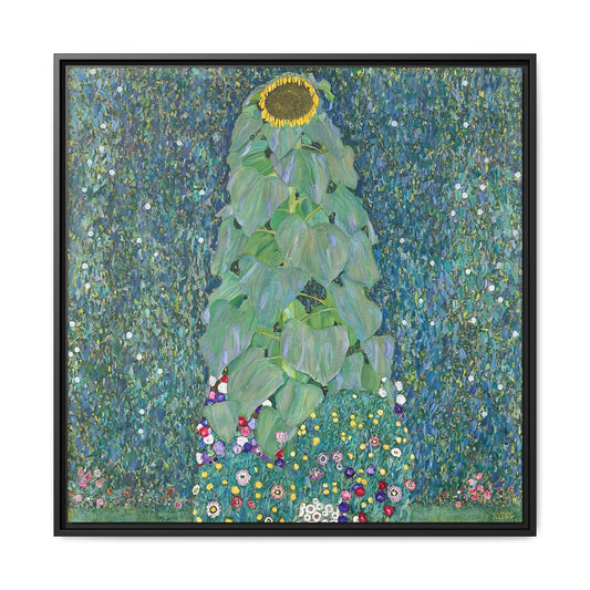 Sunflowers (1883) by Gustav Klimt / Toile encadrée sur caisse américaine