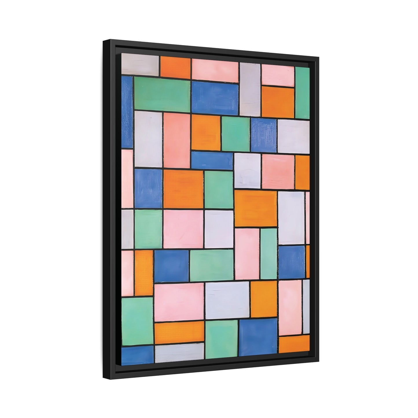 Composition in dissonances (1919) by Theo van Doesburg / Toile encadrée sur caisse américaine