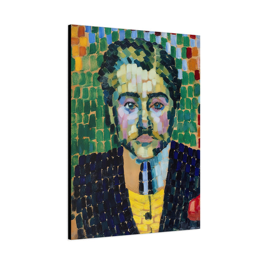 Jean Metzinger (1906) by Robert Delaunay / Reproduction Fine Art sur Toile / Epaisseur 3,2cm - 1'25 po