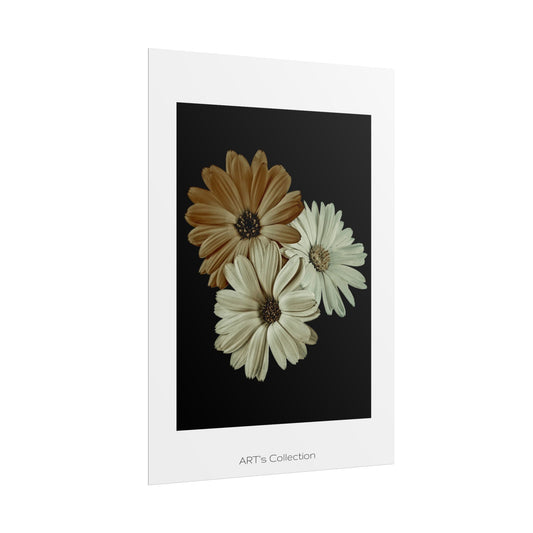 Collection Signature "FLORAL Numéro 3" sur Affiche imprimée - Série ART's Collection