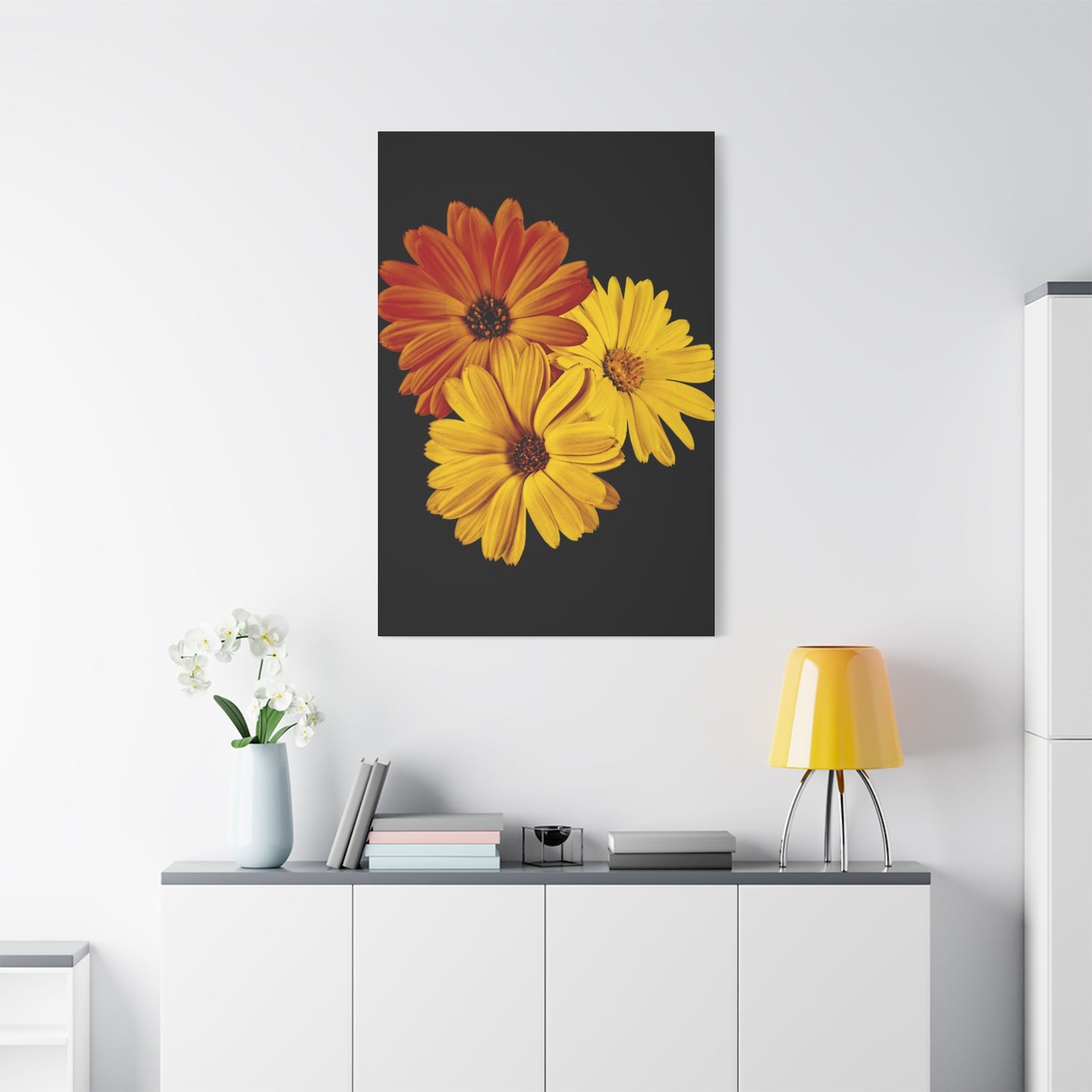 Collection Signature "FLORAL Numéro 4" sur Toile Fine Art sur Toile / Epaisseur 3,2cm - 1'25 po