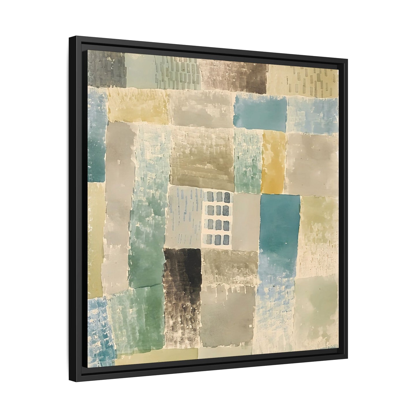 First house of a settlement (1926) by Paul Klee / Toile encadrée sur caisse américaine