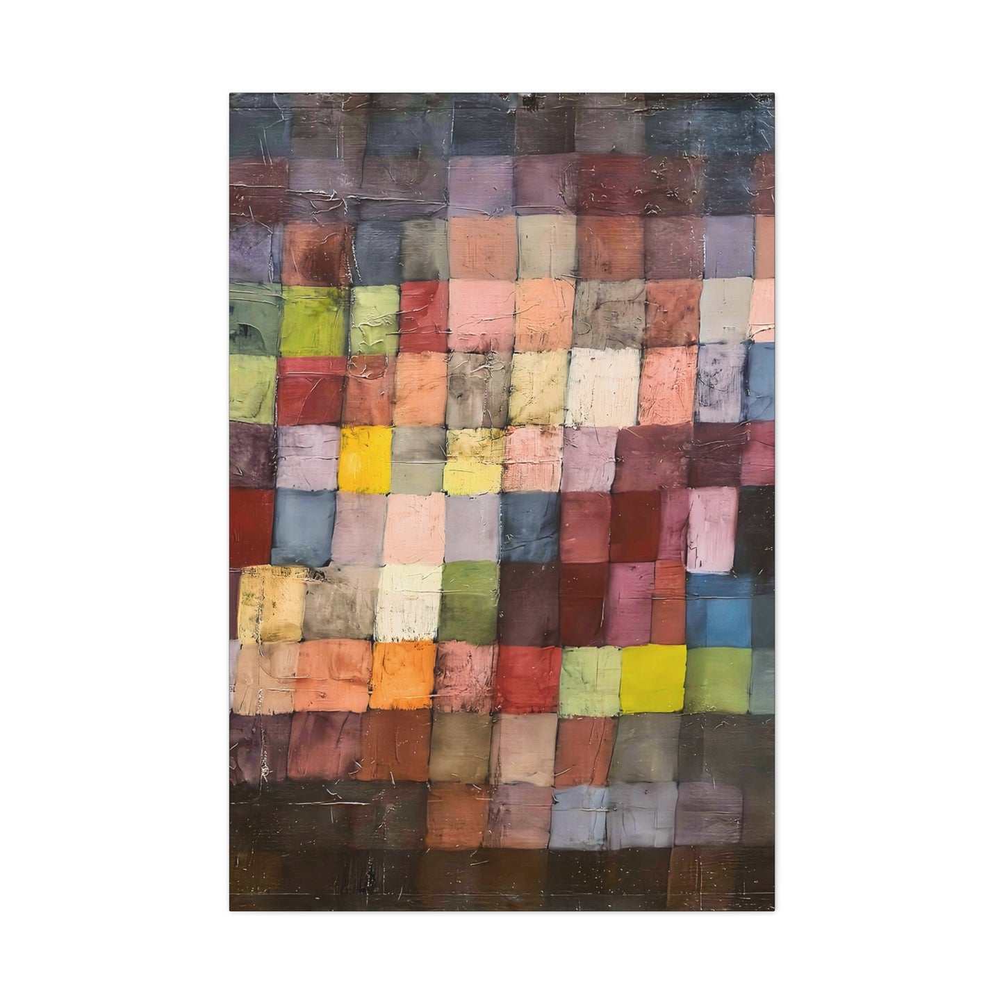 Ancient Sound (1925) by Paul Klee / Reproduction Fine Art sur Toile / Large Epaisseur 3.2 cm - 1.25 inch