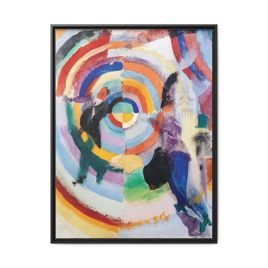 Crimes of Passion (1914) by Robert Delaunay / Toile encadrée sur caisse américaine