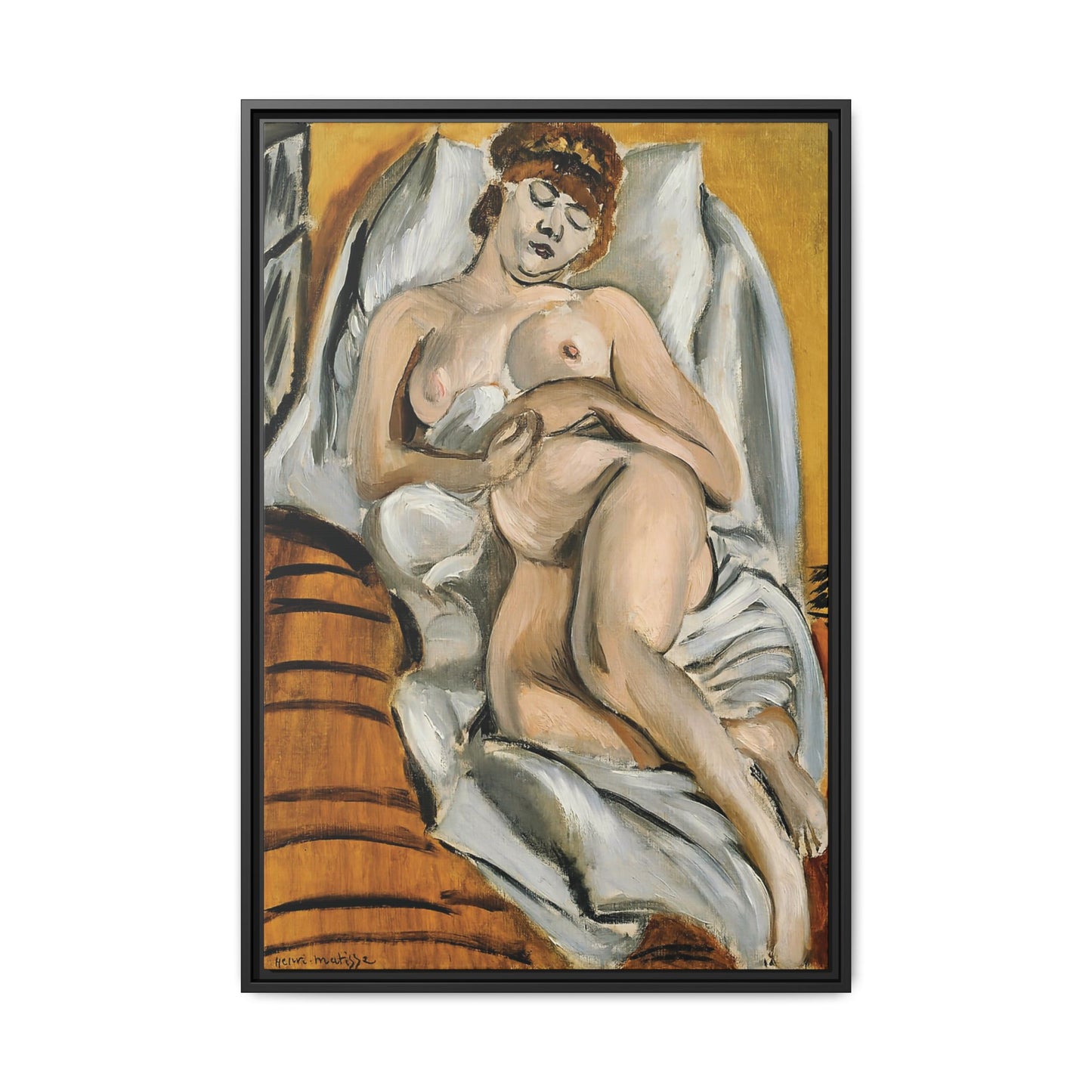 Femme nue (1915) by Henri Matisse / Toile encadrée sur caisse américaine