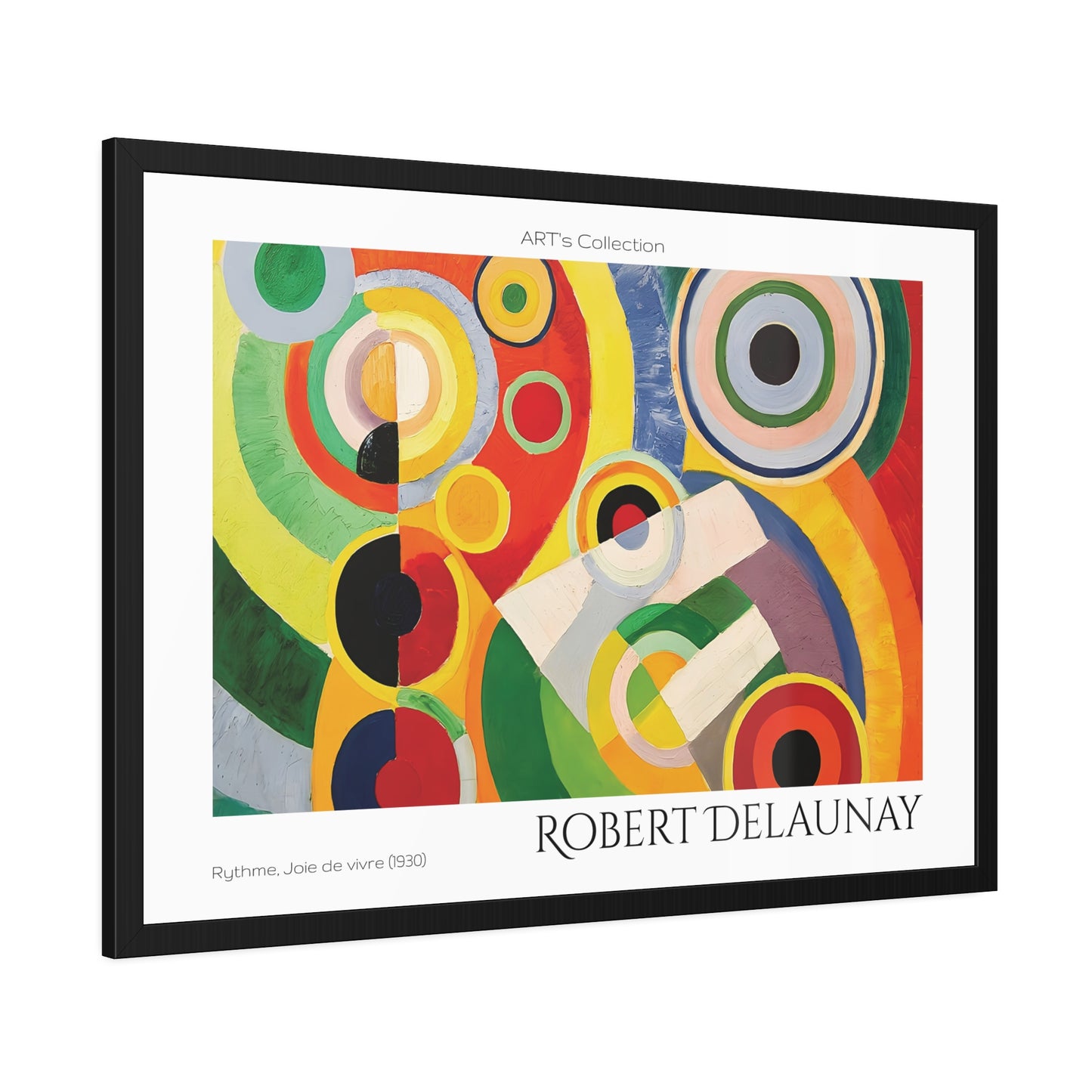 Rythme, Joie de vivre (1930) by Robert Delaunay / Affiche Encadrée série ART's Collection